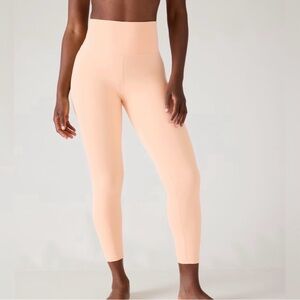 Athleta, Ultra High Rise Elation 7/8 Tight, Peach, Size M
